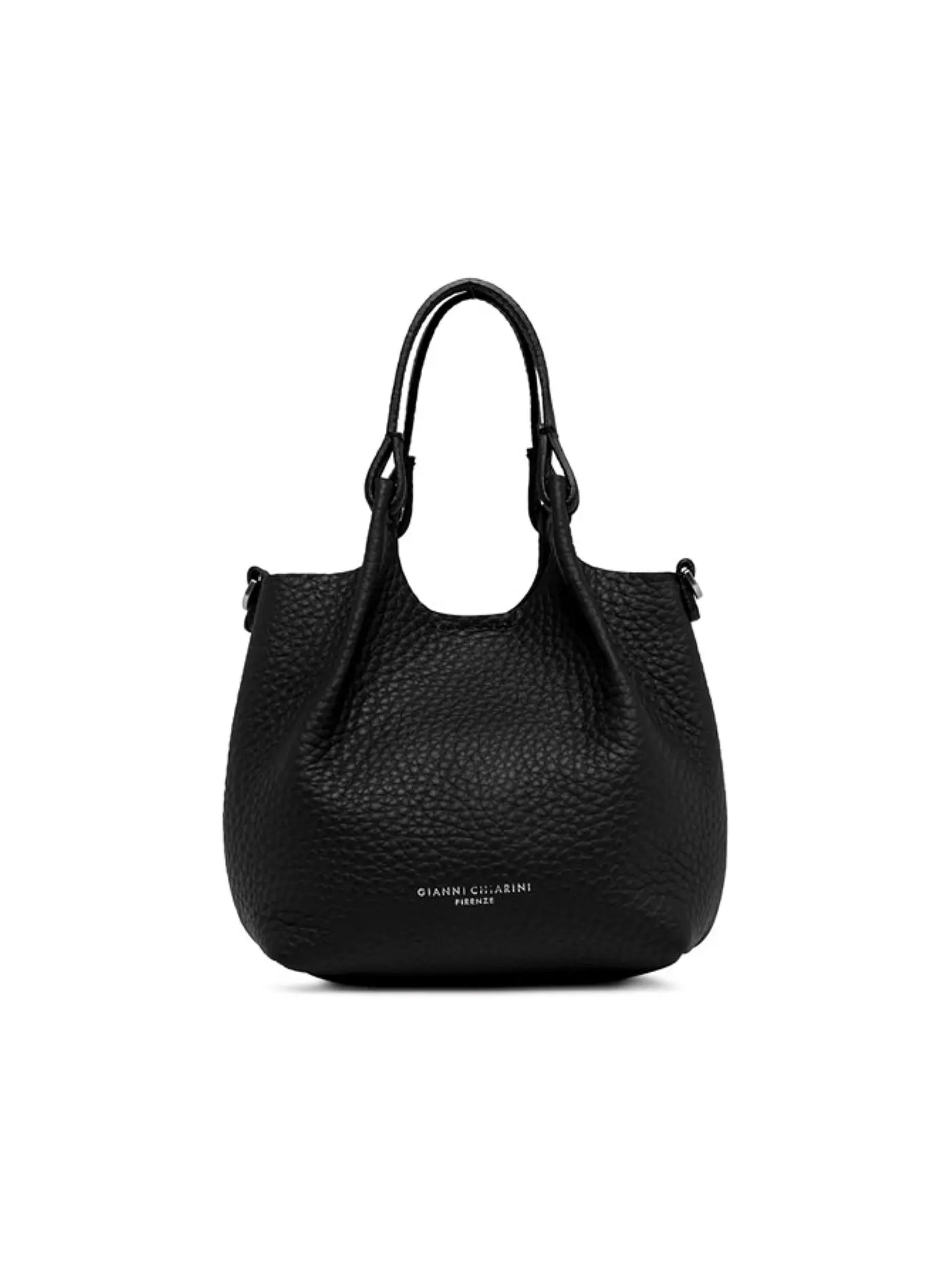 GIANNI CHIARINI | Ledertasche - Hobo Bag DUA Small | schwarz